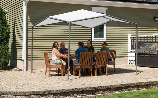 ShelterLogic® Paviljoen Pacifia Pergola - Partytent - 317x317 cm - Grijs - Afbeelding 3