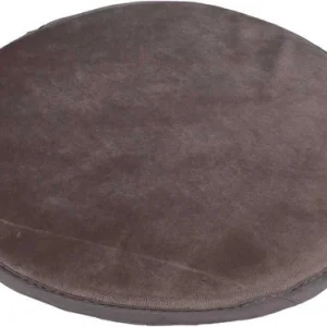 6 stuks Anti-Slip Stoelkussens Eetkamer Fluweel tbv Kuipstoel 34 cm - Taupe