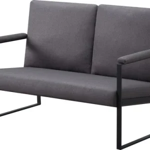 Zitbank voor 2 Personen - Grijs - 125 x 80 x 77 cm - Loveseat - Stijlvol en Comfortabel voor Elk Interieur
