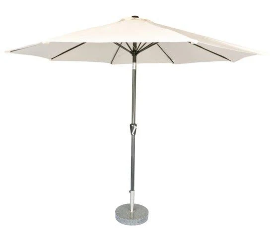 Kopu® Calma Natural - Stevige Ronde Aluminium Parasol doorsnede 300cm